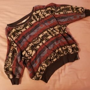 Patterned Billabong sweater